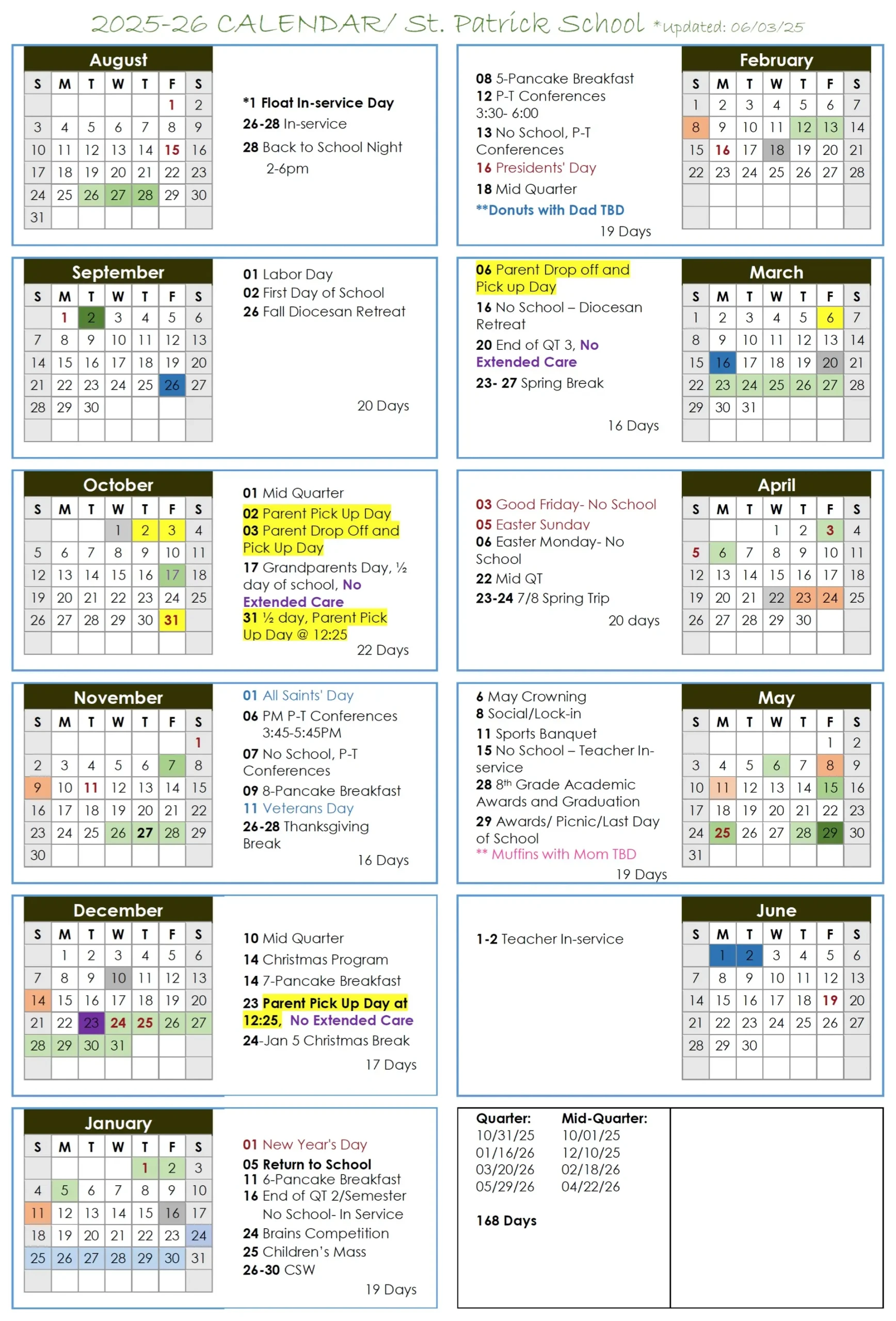 School Calendar